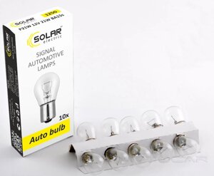 Автолампа Solar P21W 12V 21W BA15s (10шт.)