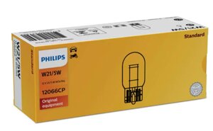 Автолампи W21/5W 12V 21/5W W3X16q (12066CP) Philips Vision