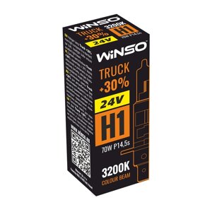 Автолампа winso 24V H1 TRUCK +30% 70W P14.5s (1шт.)