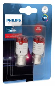 Автолампи philips ultinon pro3000 LED P21W LED 12V 1.75 W BA15S (11498U30RB2) 2шт