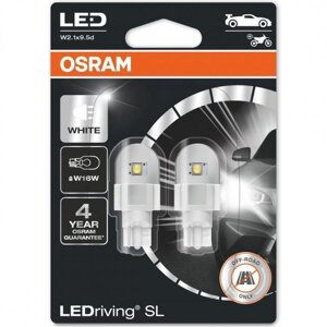 Автолампи світлодіодні Osram LEDriving W16W LED 12V 3W 6000K W2.1X9.5D (T16)