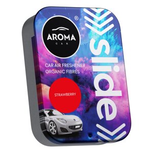 Автомобільний ароматизатор Aroma Car Organic SLIDE - Strawberry (116910)