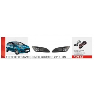 Фари дод. модель Ford Fiesta 2013-17/FD-648/H11-12V55W/ел. проводка