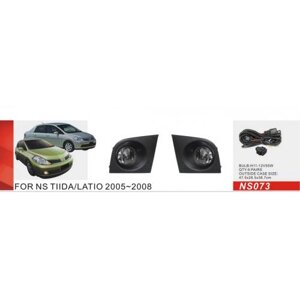 Фари дод. модель Nissan Tiida 2004-08/NS-073/H11-12V55W/ел. проводка