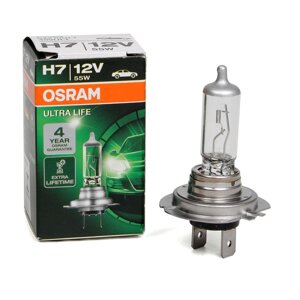 Галогенова лампа Osram 64210ULT UltraLife H7 55W 12V PX26d (1 шт.