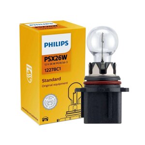 Галогенова лампа philips 12278C1 PSX26W 26W 12V PG18.5d-3