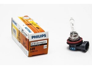 Галогенова лампа philips 12361C1 H9 65W 12V PGJ19-5