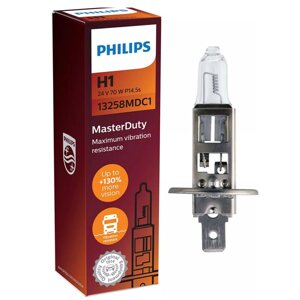 Галогенова лампа philips 13258MDC1 H1 70W 24V P14,5s masterduty