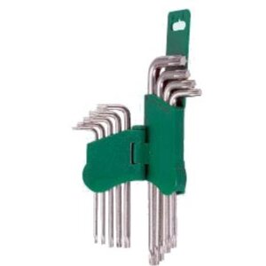 HANS. Комплект кутових ключів TORX 9 пр. Longer (16742-29T)