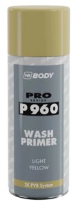 Кислотний реактивний ґрунт в аерозолі Body 960 Wash Primer (аерозоль 400 мл)