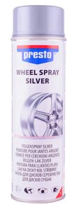 Фарба акрилова для дисків PRESTO Wheel Spray срібло (аерозоль 500 мл.) 347207/428924