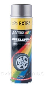 Фарба для дисків сталева MOTIP Wheel Spray (аерозоль 500 мл.) 04010IG