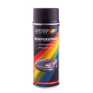 Фарба для пластику чорна MOTIP Bumper Spray (аерозоль 400мл) 04073