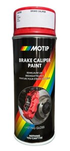 Фарба для суппортів червона MOTIP Brake Caliper термостійка (аерозоль 400мл). 04098