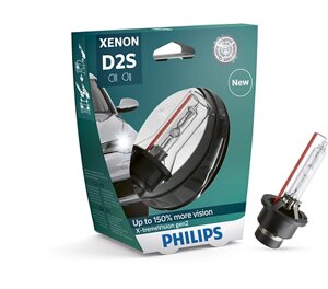 Ксенонова лампа philips 85122XV2s1 D2s 85V 35W P32d-2 X-tremevision gen2 +150%