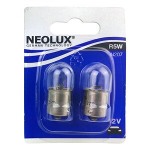 Лампа автомобільна сигнальна NEOLUX Standard R5W N207-02B 2 шт (780966)