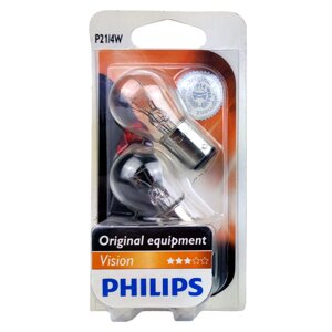 Лампа автомобільна сигнальна PHILIPS Vision +30% Р21/4W 12594B2 2 шт (404855)