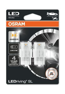 Лампи світлодіодні Osram Ledriving SL W21W 1.3 W (2шт.) янтарно-жовтий 7705DYE-02B