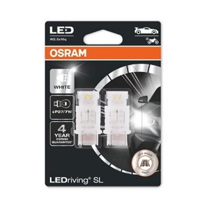 Лампи світлодіодні P27/7W Osram LEDriving 12V 1.7 W 6000K W2.5X16Q (Італія) 3157DWP-02B