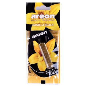 Освіжувач повітря рідкий листок AREON "LIQUID" Vanilla Black 5ml