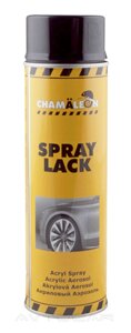 Акрилова фарба Chamaleon Spray Lack аерозоль 500мл Чорний глянсовий