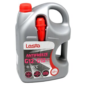Антифриз G12/G12+ -35 °C рожевий 4 л Lesta (390570)