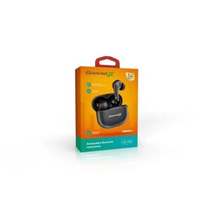 Навушники Bluetooth вакуумні із мікрофоном Grand-X GB-99B Black