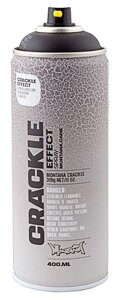 Фарба аерозольна Montana ефект розтріскування CRACKLE EFFECT 400мл Чорний