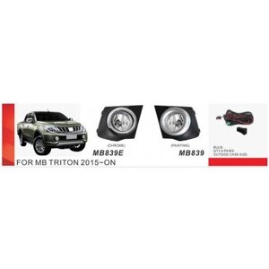 Фари дод. модель Mitsubishi Triton/L200 2015-18/MB-839E/H16-12V19W/ел. проведення