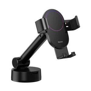 Автомобільний тримач Baseus Simplism gravity car mount holder with suction base Black SUYL-JY01