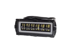 Світлодіодна фара StarLight HP-GZD-306-01 ближнє світло (біле+жовте) + DRL 12/24V