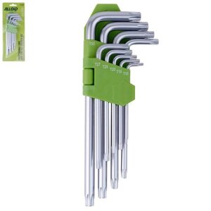 Alloid. Набір ключів вигнутих TORX подовжених. 9 передмістя. T10 -T50. (НТ-0918)