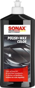 Кольорова поліроль з воском чорний 250 мл SONAX Polish&Wax Color NanoPro (296141)