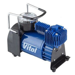 Компресор "ViTOL" K-52 150psi/15Amp/40л/Автостоп/прикурювач