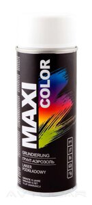 Акриловий ґрунт білий Maxi Color MX0002 (аерозоль 400 мл.) Нідерланди