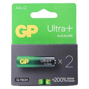 Батарейка GP ULTRA PLUS ALKALINE 1.5V 15AUP21-SB2 лужна, LR6, АА