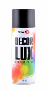 Акрилова спрей фарба темно-синя Nowax Decor Lux (аерозоль 450 мл.) NX48034
