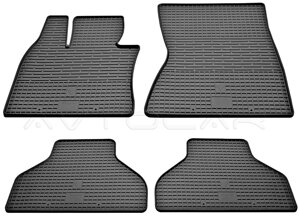 Гумові килимки для BMW X5 (E70) з 2007-2014 , колір: чорний, Stingray