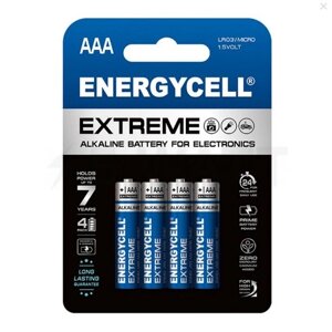 Батарейка ENERGYCELL EN24EX-B4 1.5V лужна R03, ААA4 BLISTER