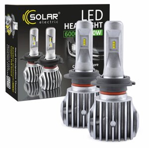 Автолампи світлодіодні Solar LED H7 12/24 V 6500 K 6000 Lm 40 W Cree Chip 1860 (к-т 2шт) 8607