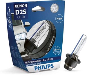 Лампы Philips Xenon WhiteVision gen2 D2S 85122WHV2