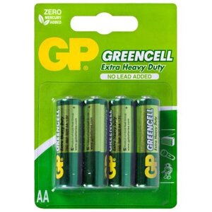Батарейка GP GREENCELL 1.5V сольова 15G-2UE4, R6, АА (4891199000133)