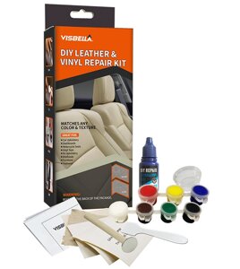 Набір для ремонту шкіряних сидінь Visbella DIY Leather and Vinyl Repair Kit (LG0036WE1B)