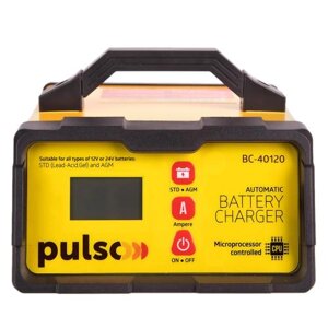Зарядний пристрій PULSO BC-40120 12&24V/2-5-10A/5-120AHR/LCD/Імпульсне