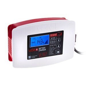 Зарядний пристрій VOIN VL-157 6&12V/3-5-7A/3-120AHR/LCD/Імпульсне