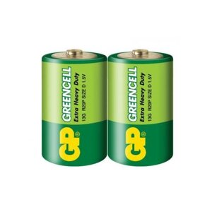 Батарейка GP GREENCELL 1.5V сольова 15G-S2, R20, D (4891199000072)