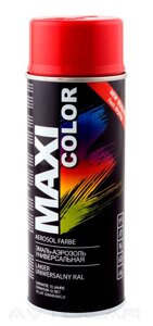 Акрилова фарба Maxi Color RAL3002 колір: червоний 400 мл.