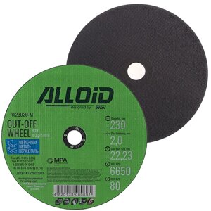 Коло відрізне по металу Alloid 41 14А 230*2,0*22,23мм