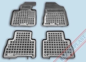 Килимки в салон для KIA SORENTO з 2012-2015, чорний, Rezaw Plast