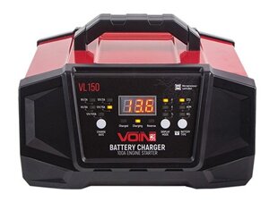Пускозарядний пристрій VOIN VL-150 6-12V 2A-8A-15A Start-100A 20-180AHR LCD індикація (VL-150)